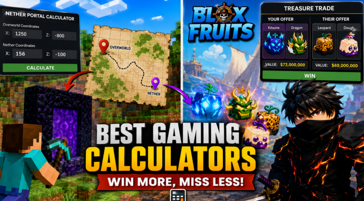 Best Gaming Calculators for Winning Minecraft & Blox Fruits